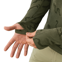 Load image into Gallery viewer, Camohunters Olive Tonal camo polo shirt fabric close-up
