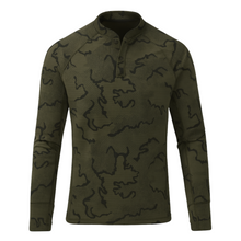 Load image into Gallery viewer, Camohunters Olive Tonal camo polo shirt front view hunting wear
